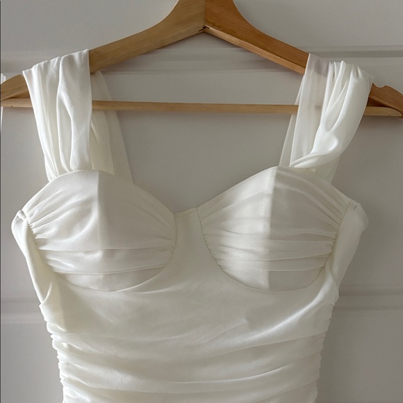 Windsor white bodycon mini dress size small EUC - Picture 7 of 12